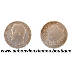 5 FRANCS Argent 900 ‰ 1852 A LOUIS NAPOLEON BONAPARTE