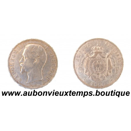 5 FRANCS Argent 900 ‰ 1856 BB NAPOLEON BONAPARTE