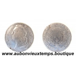ECU Argent 917 ‰ 1741 A LOUIS XV au BANDEAU
