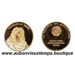 MEDAILLE en VERMEIL BE - Le BRUN - La FRANCE du ROI SOLEIL