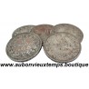LOT 5 MONNAIES de 5 FRANCS Argent 900 ‰ LOUIS PHILIPPE 1