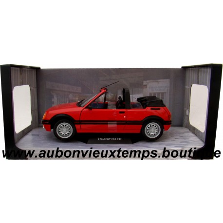 SOLIDO S 1/18 PEUGEOT 205 CTI 1989 Réf : S1806201