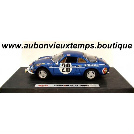 MAISTO 1/18 ALPINE RENAULT A 110 1600 S 1971 Réf : 56003