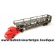 NOREV 1/86 TRACTEUR ZU 120 UNIC avec REMORQUE PORTE-AUTOMOBILES