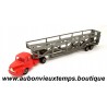 NOREV 1/86 TRACTEUR ZU 120 UNIC avec REMORQUE PORTE-AUTOMOBILES