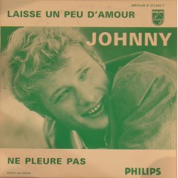 CD N° 82 LAISSE UN PEU D'AMOUR - PHILIPS 373 662 - OCTOBRE 1965 - JOHNNY HALLYDAY