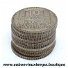 LOT 10 MONNAIES de 10 FRANC Argent 680 ‰ TURIN - FRANCE