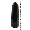 POINTE en PIERRE NATURELLE HEXAGONALE : OBSIDIENNE