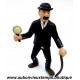 FIGURINE DUPOND avec sa LOUPE - PLASTOY TINTIN 1994
