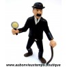 FIGURINE DUPOND avec sa LOUPE - HERGE PLASTOY TINTIN 1994