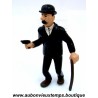 FIGURINE DUPONT avec un PISTOLET - HERGE PLASTOY TINTIN 1994