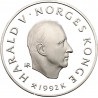 100 KRONOR Argent 925‰ 1992 K LILLEHAMMER - HARALD V - NORVEGE