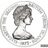 DOLLAR Argent 925‰ BE 1975 FM ELIZABETH II - ILES VIERGES