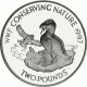TWO POUNDS Argent 925‰ 1997 ELIZABETH II - CONSERVATION de la NATURE - ALDERNEY