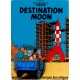MAGNET en RELIEF avec SUPPORT BOIS - Les AVENTURES de TINTIN - DESTINATION MOON