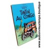 MAGNET en RELIEF avec SUPPORT BOIS - Les AVENTURES de TINTIN - TINTIN au CONGO