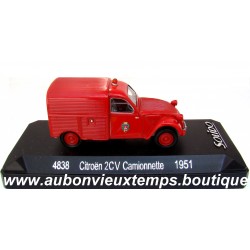 SOLIDO S 1/43 CITROEN 2 CV CAMIONNETTE POMPIERS 1951 Réf : 4838
