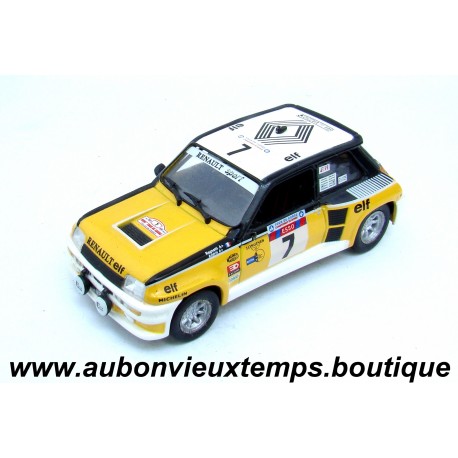 ELIGOR 1/43 RENAULT 5 TURBO - XXVIe TOUR de CORSE 1982
