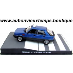 EAGLEMOSS 1/43 RENAULT 11 TAXI - JAMES BOND - A VIEW TO A KILL 1985