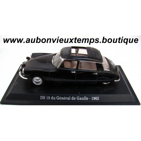 UNIVERSAL HOBBIES 1/43 CITROEN DS 19 - GENERAL de GAULLE 1963