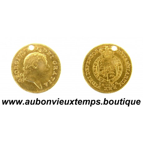 1/2 GUINEE OR 917‰ 1804 GEORGES III - GRANDE BRETAGNE