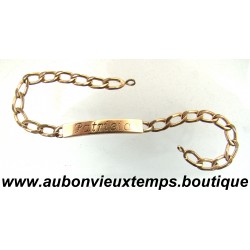 BRACELET GOURMETTE OR 18K
