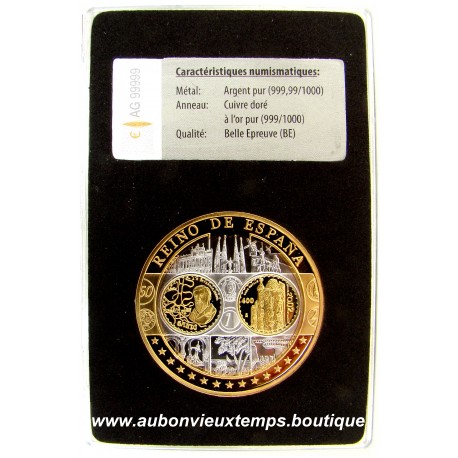 MONNAIE LINGOT BE Argent 999‰ - REINO de ESPANA