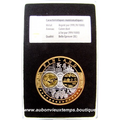 MONNAIE LINGOT BE Argent 999‰ - FINLAND