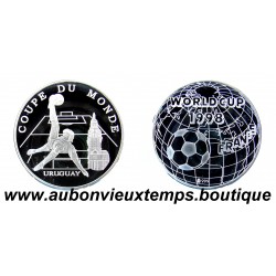 MEDAILLE MONETIFORME Argent 999‰ COUPE du MONDE 1998 FOOTBALL - FRANCE