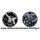 MEDAILLE MONETIFORME Argent 999‰ COUPE du MONDE 1998 FOOTBALL - FRANCE