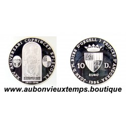 10 DINERS EURO Argent 925‰ 1996 JOAN MARTI I ALANIS - ANDORRE