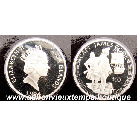 10 DOLLARS 1994 CAPT. JAMES COOK - COOK ISLANDS