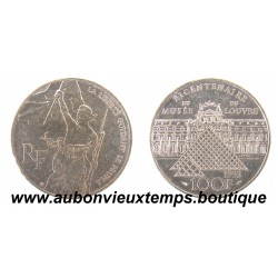 100 FRANCS 1993 LA LIBERTE GUIDANT LE PEUPLE de DELACROIX ARGENT 