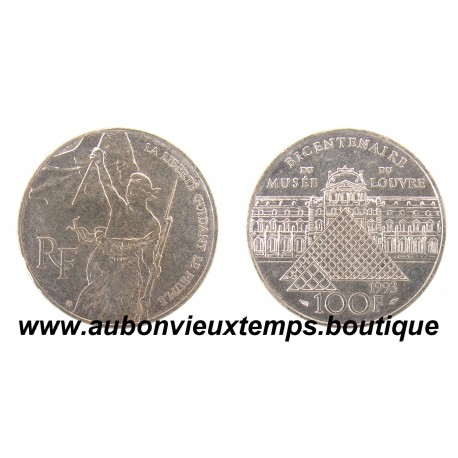 100 FRANCS 1993 LA LIBERTE GUIDANT LE PEUPLE de DELACROIX ARGENT 