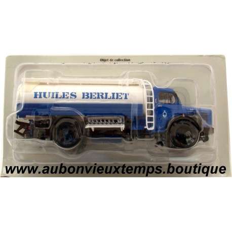IXO 1/43 BERLIET GLR8 M2 - CITERNE HUILES BERLIET 1960