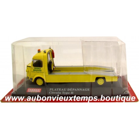 IXO 1/43 CITROEN Type H - PLATEAU de DEPANNAGE - GARAGE MODERNE