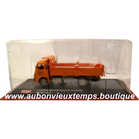 IXO 1/43 BERLIET GLB - CAMION BENNE MACON MARCEL - GARAGE MODERNE