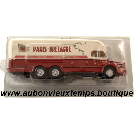 IXO 1/43 BERLIET GMB 15 R - Sté de TRANSPORT PARIS BRETAGNE - DENREES PERISSABLES