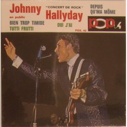 CD '' CONCERT DE ROCK '' - VOGUE POX 42 - JOHNNY HALLYDAY