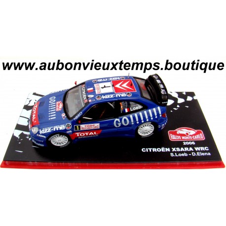 IXO 1/43 CITROEN XSARA WRC - RALLYE MONTE CARLO 2006