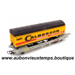 JOUEF 1/87 HO WAGON et REMORQUE ''KANGOUROU'' - REMORQUE SNTI CALBERSON Réf : M665