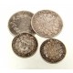 LOT 4 MONNAIES - 2 de 1 FRANC et 2 de 50 CENTIMES Argent 835 ‰ CERES