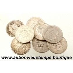 LOT 8 MONNAIES de 1 DIME Argent 900 ‰ ROOSEVELT - USA