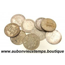 LOT 9 MONNAIES de 6 PENCES Argent 500 ‰ ANGLETERRE