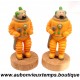 FIGURINES DUPONT et DUPOND COSMONAUTES 1994 - PUBLICITAIRE LU