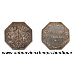 MEDAILLE Argent 950‰ ( Corne ) ASSEMBLE GENERALE - BANQUE de PARIS & des PAYS BAS