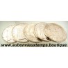 LOT 5 MONNAIES de 10 FRANCS Argent 900 ‰ HERCULE