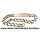 BRACELET GOURMETTE Argent 800 ‰ ( Poinçon 800 )