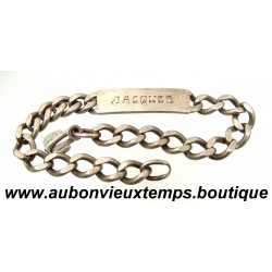 BRACELET GOURMETTE Argent 800 ‰ ( Poinçon 800 )
