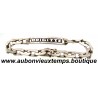 BRACELET GOURMETTE Argent 800 ‰ ( Poinçon )